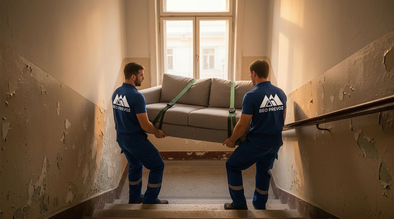 Selidba u zgradu bez lifta — vodič 2026